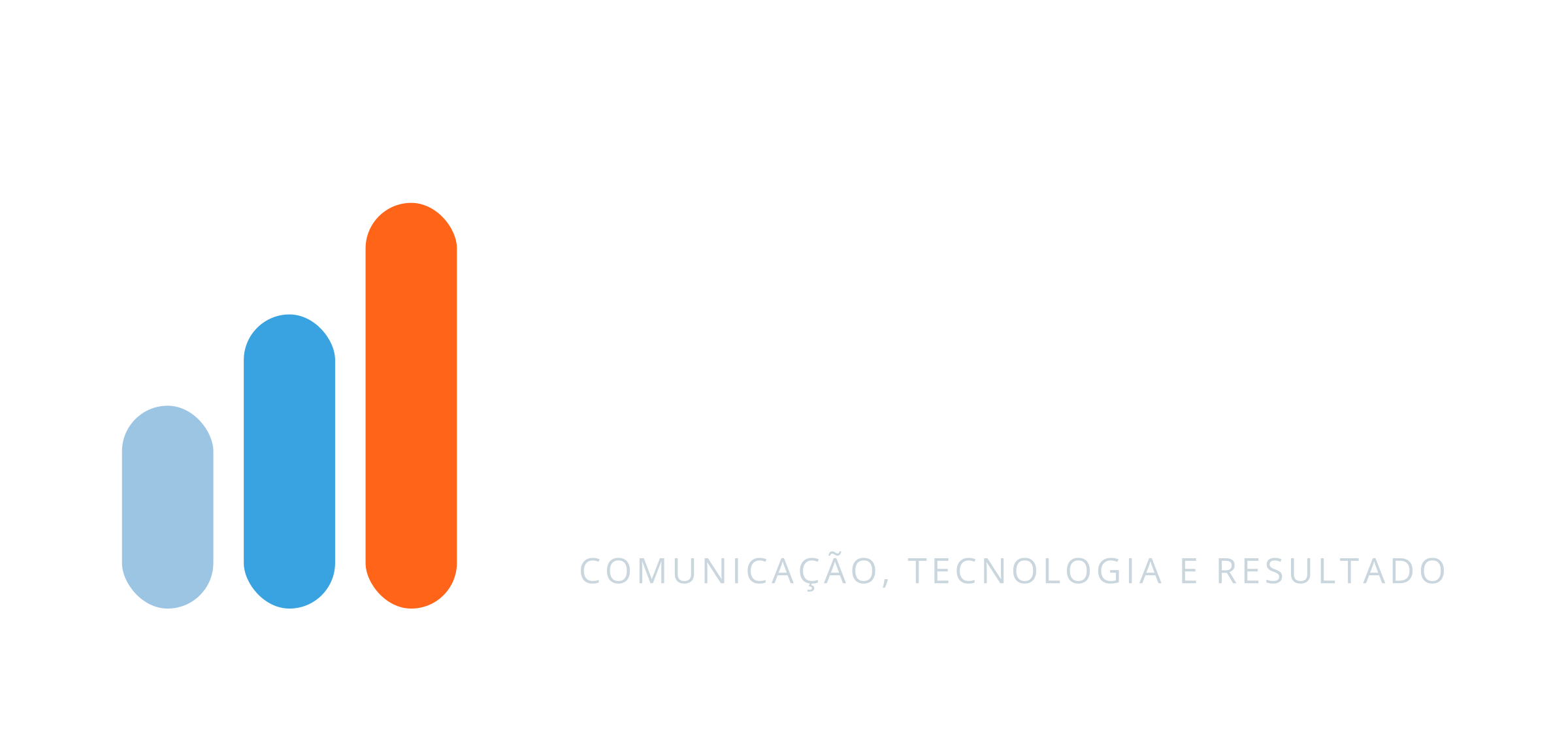 Logotipo Paulo Sabbanelli, horizontal negativo